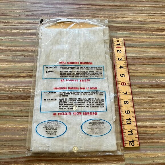 Fruit of the Loom Button Up Short Sleeve Shirt New Vintage 70s Made in Canada - Picture 5 of 5